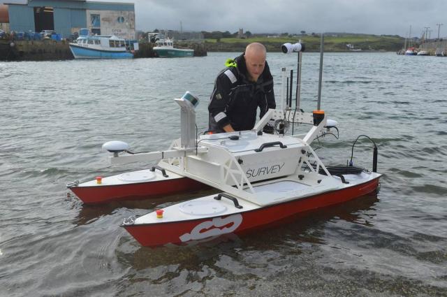 Swathe Services, a Hydrographic survey support company in Hayle, Cornwall UK ran what it calls the world’s first Multi-Beam Echo-Sounder training course using a remotely operated Unmanned Surface Vessel Swathe Services, a Hydrographic survey support company in Hayle, Cornwall UK ran what it calls the world’s first Multi-Beam Echo-Sounder training course using a remotely operated Unmanned Surface Vessel